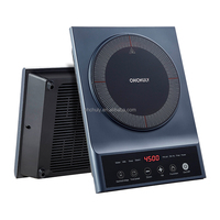 Mini appareil ménager de table de cuisson à induction intégré noir Super Power avec installation électrique en verre trempé produit de vente chaud
