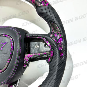 Volante Deportivo de Fibra de Carbono y Cuero Morado con LED, Directo de Fábrica, para Dodge Charger Challenger <span class=keywords><strong>SRT</strong></span> 2019 2020 2021 2022 2023 - Product Image 4