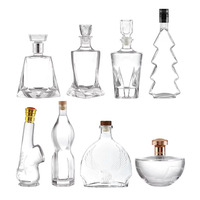 Fabricant chinois – Bouteille en verre super flint mat populaire, qualité supérieure, vide, pour vodka, brandy, whisky, tequila, liqueur, vin rouge