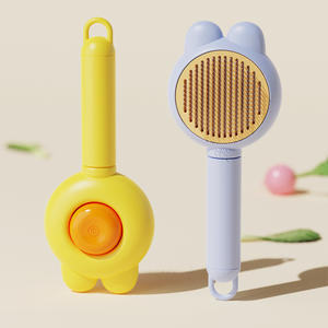 หวีสแตนเลสสำหรับแต่งขนสัตว์เลี้ยงใช้สำหรับกำจัดขนกระต่ายน่ารักหวีสำหรับสุนัขแมว - Product Image 1