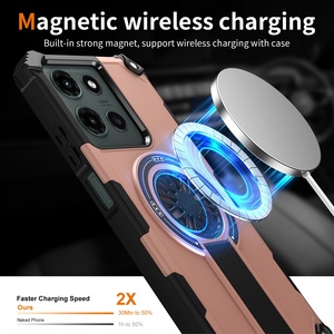 Étui de téléphone en TPU et PC Guardian pour <span class=keywords><strong>MOTO</strong></span> <span class=keywords><strong>G</strong></span> 5G 2025 <span class=keywords><strong>8</strong></span> <span class=keywords><strong>Plus</strong></span> <span class=keywords><strong>Plus</strong></span> SE, anti-choc, charge sans fil, support de voiture inclus, poignée de téléphone - Product Image 5