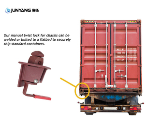 Conteneur d'expédition en acier à verrouillage par torsion manuel à bas <span class=keywords><strong>prix</strong></span> pour châssis Type de soudure en gros - Product Image 6