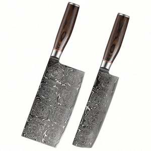 Cuchillo Profesional de 8 Pulgadas con Mango Único para Cocina Casera, Cuchillo de Chef de Acero Damasco de 67 Capas - Product Image 1