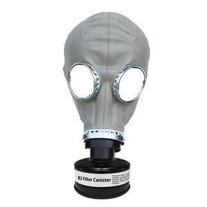 Masker Gas JM1 karet dapat dipakai ulang kustom masker <span class=keywords><strong>respirator</strong></span> Anti beracun 40mm dengan tangki Filter karbon aktif - Product Image 1