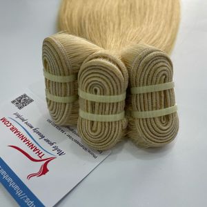 100% Vietnamien Remy Vierge Extensions de Cheveux Humains Tissage de Cheveux Nouvel An Remise Droite Blonde Trame Perruque Bundles Inclus - Product Image 1