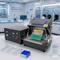 Machine de pré-scellage sous vide à chaleur pour batteries au lithium de laboratoire, destinée au pré-scellage des boîtiers laminés aluminium pour cellules en sachet