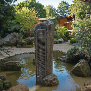 Yếu tố đài phun nước vườn Bazan nhẹ nhàng cho màn hình đài phun nước máy bay phản lực và thư giãn - Product Image 4