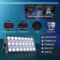 Barra de Luces LED Estroboscópicas RGBW de 300W, 24 Piezas, Efecto Wash Beam, para KTV, DJ, Escenarios y Fiestas de Boda, DMX 512, Activación por Sonido
