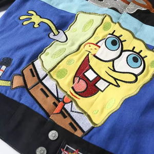 เสื้อแจ็คเก็ตปักลายการ์ตูนแบบสั่งทำพิเศษ คุณภาพสูง สไตล์บอมเบอร์/เบสบอล - Product Image 5