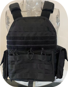 900D أكسفورد الإفراج السريع رخالة أسود تكتيكي قابل للتعديل لوحة الهجوم سترة الناقل - Product Image 2