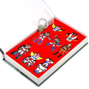 Juego de 8 Llaveros de Metal con Diseño de Dibujos Animados, Collares de Bisutería, Llaveros de Aleación de Anime <span class=keywords><strong>Mazinger</strong></span> <span class=keywords><strong>Z</strong></span> - Product Image 2