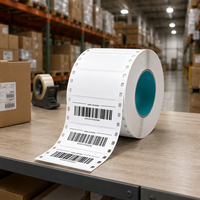 Rouleaux de papier adhésif thermique pour étiquettes de pesage électronique, taille personnalisée, étiquettes de prix avec code-barres, vente en gros directe d'usine OEM, export