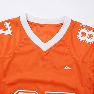 Camisetas de Fútbol Americano Personalizadas de Alta Calidad para Adultos Unisex, 100% Poliéster Transpirable, Ecológicas, Impresas por Sublimación, Cuello en V - Product Image 4