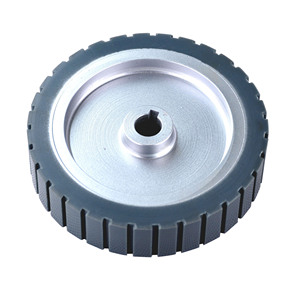 Núcleo de alumínio 125x30mm, poliuretano agv condução caster - Product Image 2