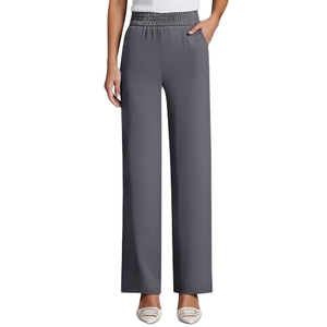 Pantalon large 100 % cachemire pour enfant garçon, taille élastique respirante, longueur intégrale, collection hiver 2021, vente en gros usine - Product Image 1