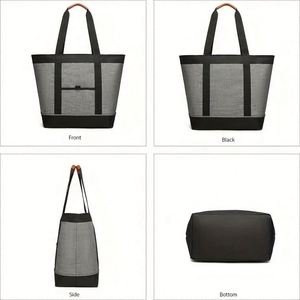 Large Reusable 600D Insulated Cooler Bag Thermal Lunch Box School Camping Picnic Shoulder Bag - Product Image 4