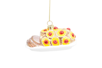 Kerstglas decoratieve voedselvormige creatieve hanger kerstboomdecoratie winkelpui display hanger