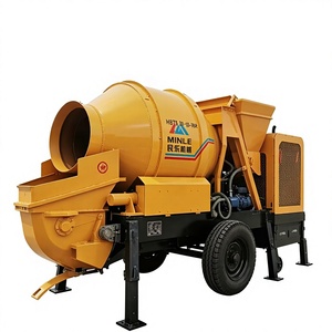 Nouvelle pompe à béton mobile diesel Minle C3, <span class=keywords><strong>moteur</strong></span> <span class=keywords><strong>de</strong></span> haute qualité, portée verticale <span class=keywords><strong>de</strong></span> 30 m/h à 120 m, garantie 1 an - Product Image 3
