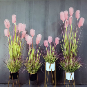 Vente <span class=keywords><strong>en</strong></span> gros 4pcs plante artificielle d'intérieur <span class=keywords><strong>en</strong></span> plastique oignon herbe fleur et <span class=keywords><strong>arbre</strong></span> avec pots décor <span class=keywords><strong>de</strong></span> salon - Product Image 5