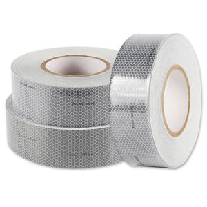 <span class=keywords><strong>Cinta</strong></span> <span class=keywords><strong>Reflectante</strong></span> Marina Retro Gris de Material PET PVC Prismático Autoadhesivo Aprobado por Solas para Chalecos Salvavidas y Aro Salvavidas - Product Image 1