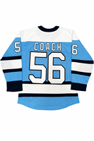 Maillots de hockey sur glace sublimés personnalisés en gros, uniformes d'équipe de hockey pour jeunes, maillots de hockey coupe gardien de but