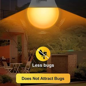 Bombillas LED Amarillas G14 G45 E26 con Iluminación Amarilla de 2000K, Bombilla LED No Regulable para Interiores y Exteriores - Product Image 4