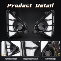 Accessoires de voiture, clignotants LED blanc ambre, feux de jour DRL 12V pour Hyundai Accent 2020 2021 2022 2023