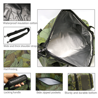 Glacière d'isolation de conservation de la chaleur de longue durée en plein air pliable pliable étanche Portable voyage glace thermique sac isotherme