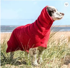 מותאם אישית מהיר יבש מקלחת חיות מחמד מיקרופייבר מגבת כלב חלוק לחיות מחמד אמבטיה מגבת עם לוגו
