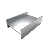 Riel de Inspección Robótica de Aleación de Aluminio Procesado por CNC con Superficie Anodizada y Servicios de Doblado, Corte y Soldadura