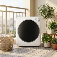 Nouvelle Machine de Séchage de Vêtements Électrique Automatique en Acier Inoxydable 2026 pour Usage Domestique, Économique, CE CB 2.5KG