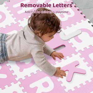 <span class=keywords><strong>Tapis</strong></span> de jeu éducatif en <span class=keywords><strong>mousse</strong></span> EVA pour enfants, facile à nettoyer, avec <span class=keywords><strong>lettres</strong></span> de l'alphabet et chiffres - Product Image 5