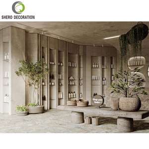 Charming <b>Makeup</b> Display Counter Clean Cosmetic Showcase Display For Beauty Store Decoration - Product Image 2