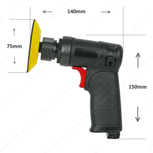 17,000rpm quỹ đạo 3mm tốc độ cao nhỏ gọn tự động cơ thể Sander khí nén ngẫu nhiên quỹ đạo Sander Pistol grip Sander không khí - Product Image 4