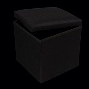 Modern <b>Stool</b> Living Room Furniture <b>Storage</b> Box Fabric Stainless Steel Bamboo Highest Quality Sample Available <b>Stools</b> Counter - Product Image 4