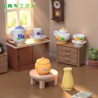 Miniatures de simulation de paysages, petits flacons, bocaux, assiettes, accessoires décoratifs DIY pour maison de poupée, mini ornements de bureau