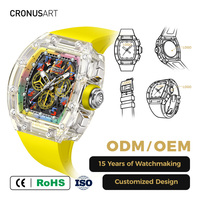 Montres de sport de luxe légères pour hommes Montres mécaniques automatiques ultra-légères Montres pour hommes tendance d'affair