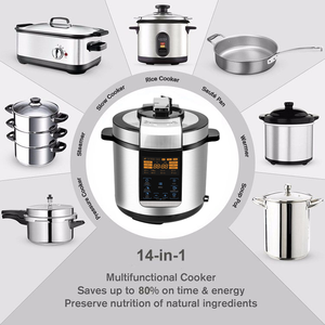 Autocuiseur électrique OEM Multicook 7-<span class=keywords><strong>en</strong></span>-<span class=keywords><strong>1</strong></span> 6 litres Autocuiseur électrique intelligent à usage multiple - Product Image 1