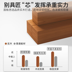 Bureau d'ordinateur en bois massif | Bureau de bureau à domicile | Bureau d'étude <span class=keywords><strong>étudiant</strong></span> | Table longue | Bureau d'étude épaissi double <span class=keywords><strong>personne</strong></span> | Bureau de bureau - Product Image 5