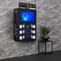 Casillero con Cerradura para Estación de Carga de Celulares, Color Negro