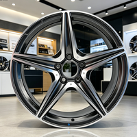 Velg Alloy Forged 18 19 Inch 5x112 untuk Mercedes Benz Audi VW Touareg Porsche Macan Mobil Penumpang SUV Modifikasi