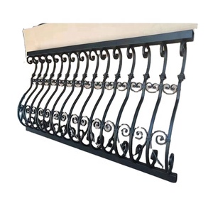 Diseño de escalera de hierro forjado barandilla de lujo de moda - Product Image 5