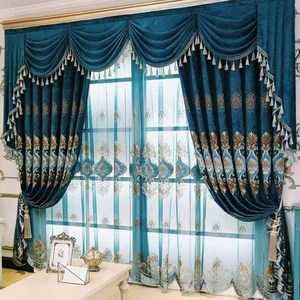 <span class=keywords><strong>Doppio</strong></span> strato tracce oscuranti <span class=keywords><strong>tende</strong></span> di lusso <span class=keywords><strong>con</strong></span> pura tenda a onda 100% in poliestere mantovana <span class=keywords><strong>tende</strong></span> <span class=keywords><strong>per</strong></span> il soggiorno - Product Image 2