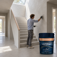 Revêtement en microciment Wabi Sabi, peintures texturées en microciment, revêtement imperméable sans joint pour murs et sols intérieurs et extérieurs, revêtement en béton