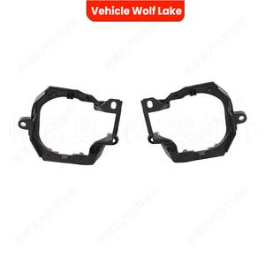 Bezels de phares antibrouillard pour véhicule Wolf Lake, pour Ford Mustang GT 50 Years Limited Edition 2015-2017, matériau ABS - Product Image 1