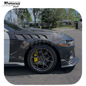 Parafanghi in Fibra di Carbonio Stile GTD per <span class=keywords><strong>Ford</strong></span> Mustang S550 GT <span class=keywords><strong>ECO</strong></span> 2015-2023, Kit di Conversione e Aggiornamento - Product Image 4