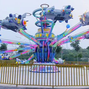 Große, hochwertige, maßge schneiderte Kinder attraktion Unterhaltung Rotary Self-Controlled Aircraft Carnival Self Control Plane - Product Image 3