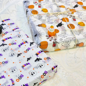 <span class=keywords><strong>Papel</strong></span> de Regalo Impermeable Desechable con Logotipo Personalizado para Bufandas, Camisas, Botellas de Cerveza y Vino - Product Image 2