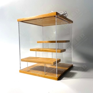 Boîte de présentation en acrylique transparent YAGELI YGL-ash037 tendance avec éclairage, pour exposition uniquement, épaisseur personnalisable, échantillon gratuit disponible - Product Image 6