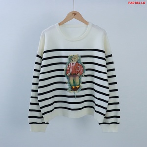 Nouveau Pull <span class=keywords><strong>Femme</strong></span> Automne 2026 de Haute Qualité à Manches Longues et Col Rond avec Motif Ours de Dessin Animé - Product Image 5